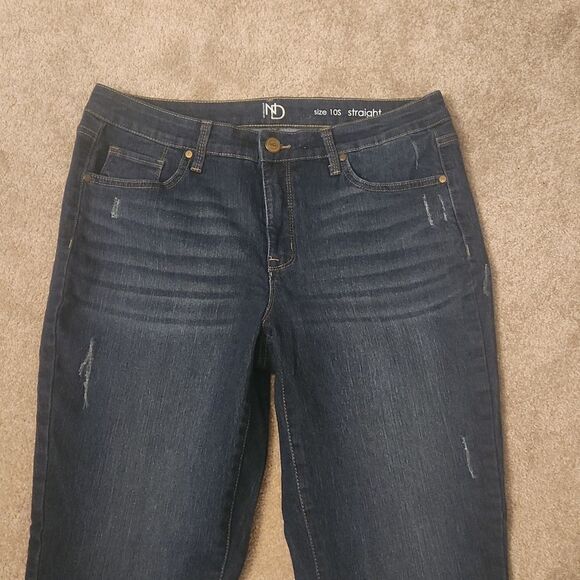 New Directions Women's Straight Leg Jeans in 10 Short - Picture 2 of 6